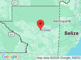 Map of Site Report: Flores, Guatemala